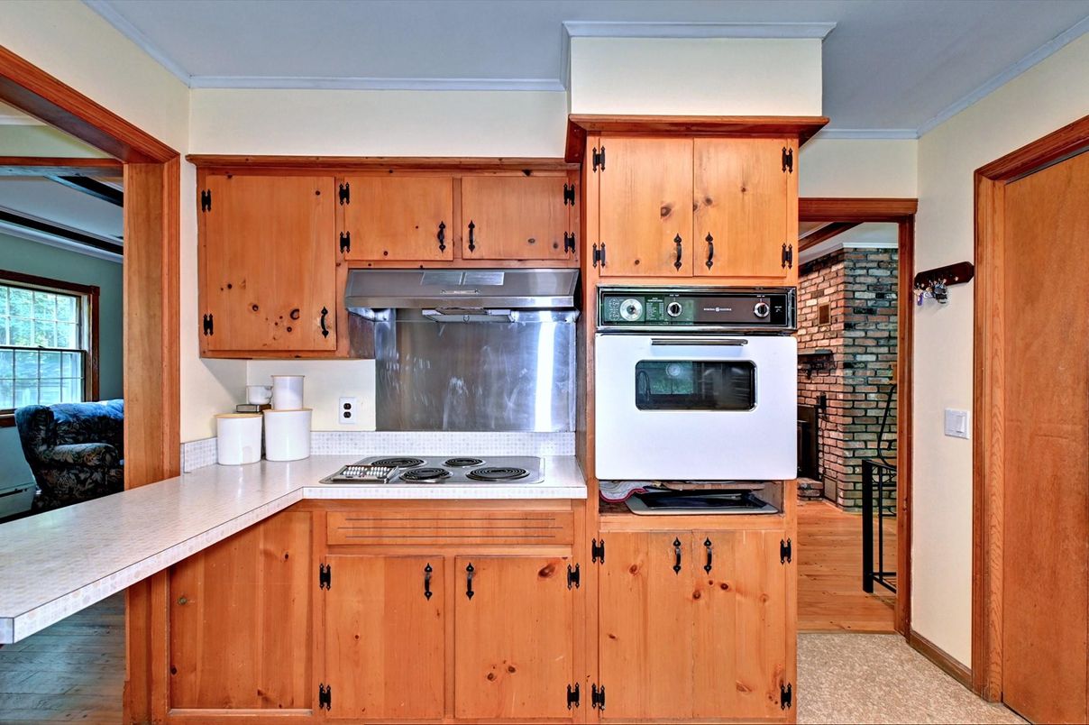 Interior, Kitchen, Wood Texture Flooring