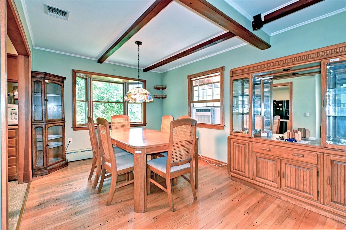 Dining room, Interior, Wood Texture Flooring