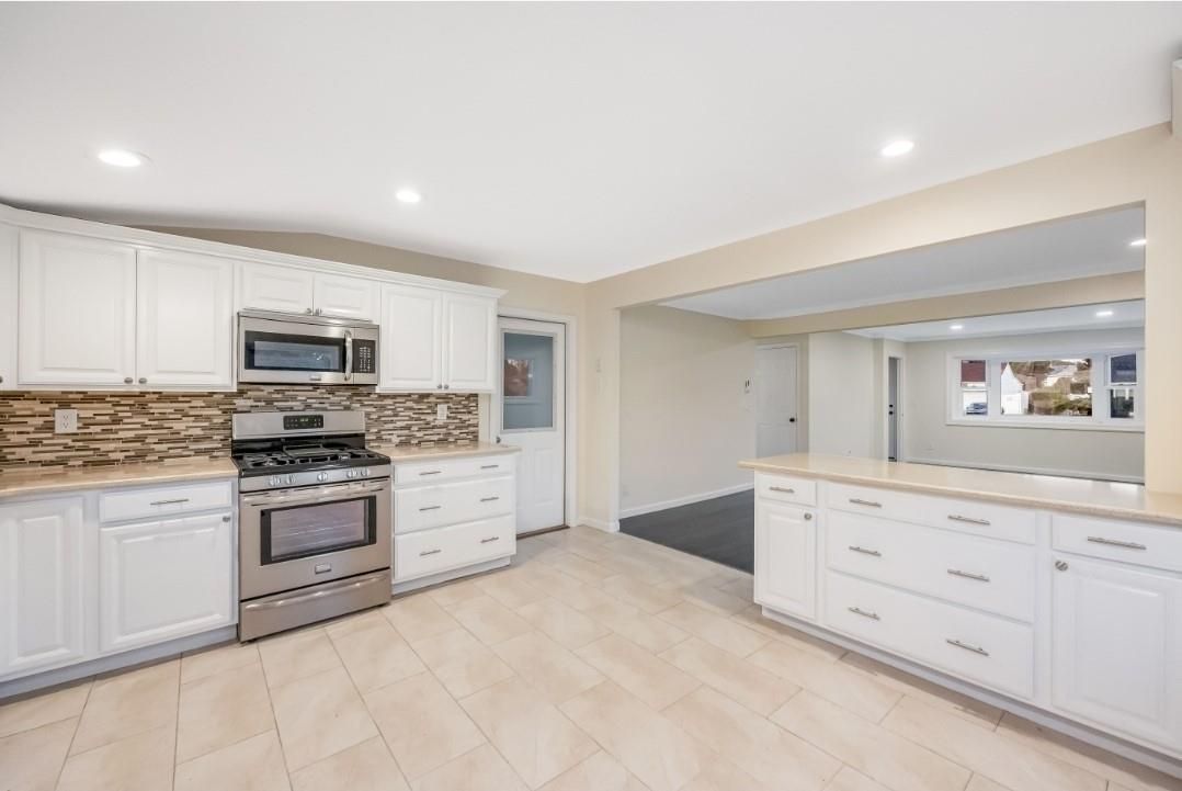 Interior, Kitchen, Recessed Lighting, Stainless Steel Appliances
