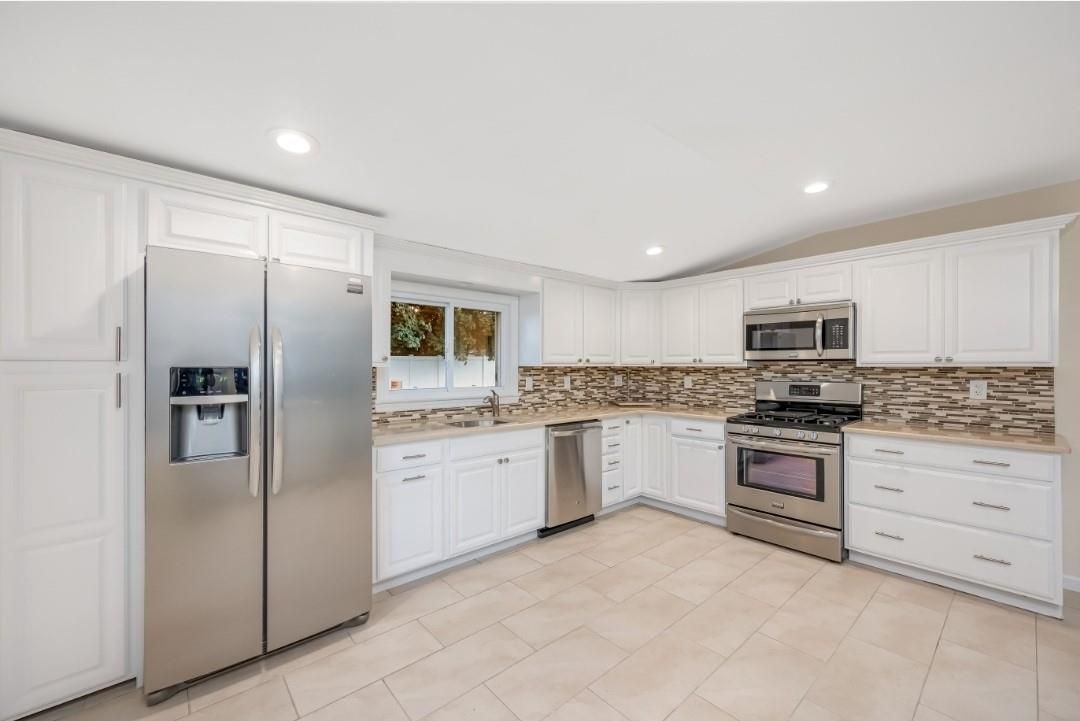 Interior, Kitchen, Recessed Lighting, Stainless Steel Appliances