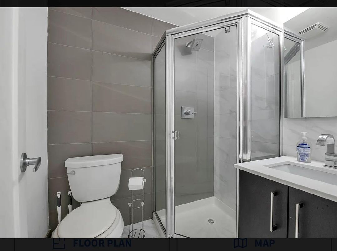 Bathroom, Glass Shower, Interior