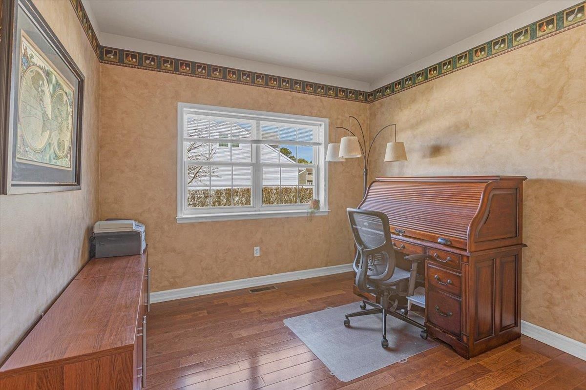 Home Office, Interior, Wood Texture Flooring