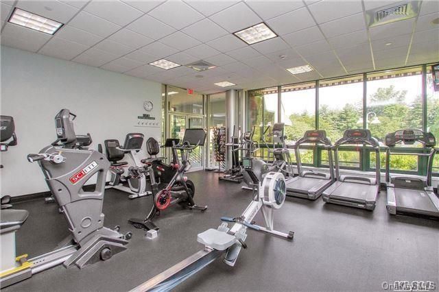 Fitness Equipment, Gym, Interior, Recessed Lighting