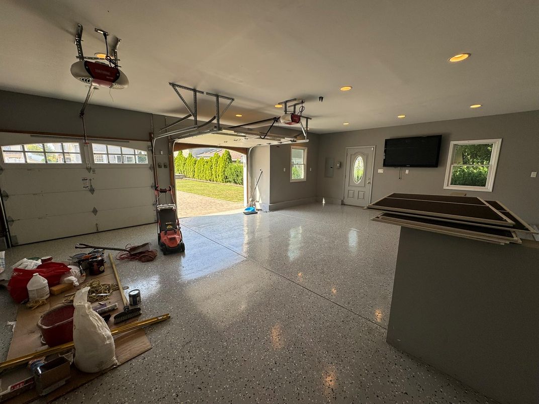 Garage, Interior, Recessed Lighting