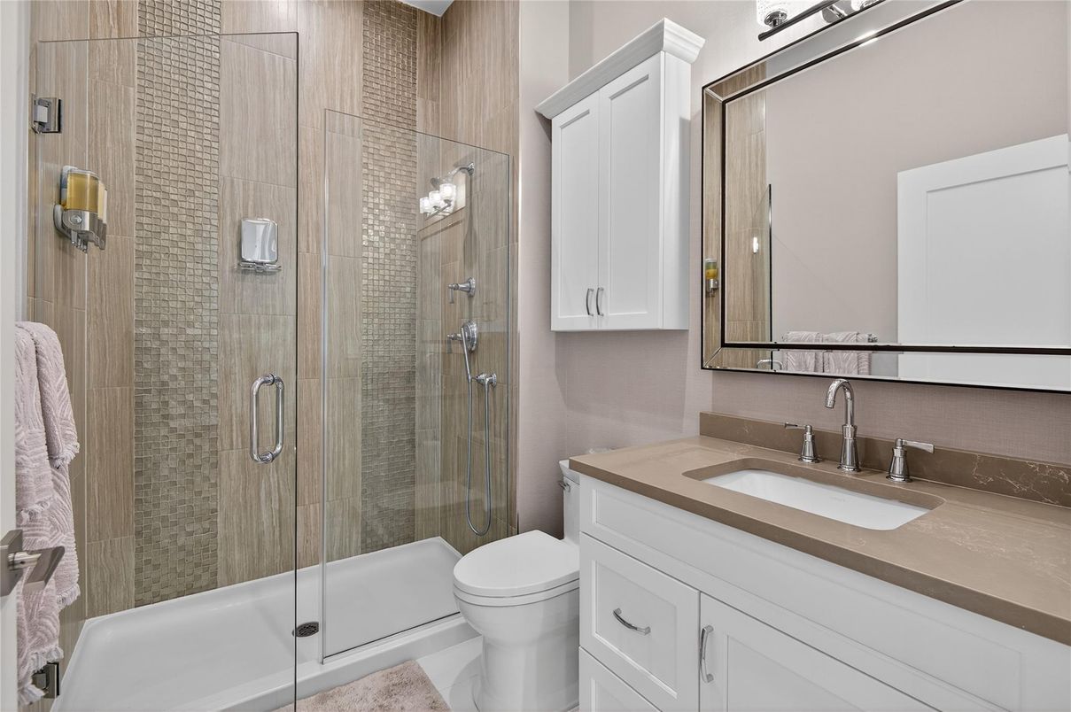 Bathroom, Glass Shower, Interior