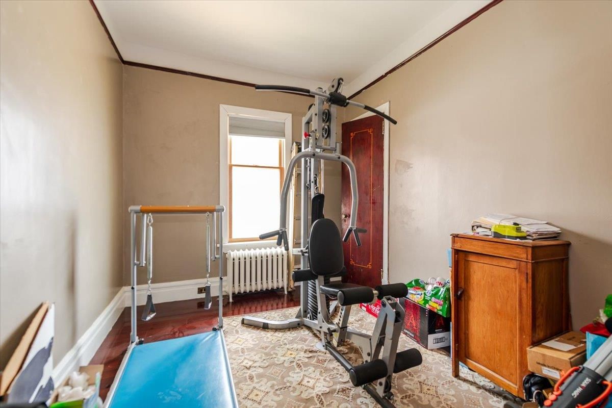 Fitness Equipment, Interior, Wood Texture Flooring