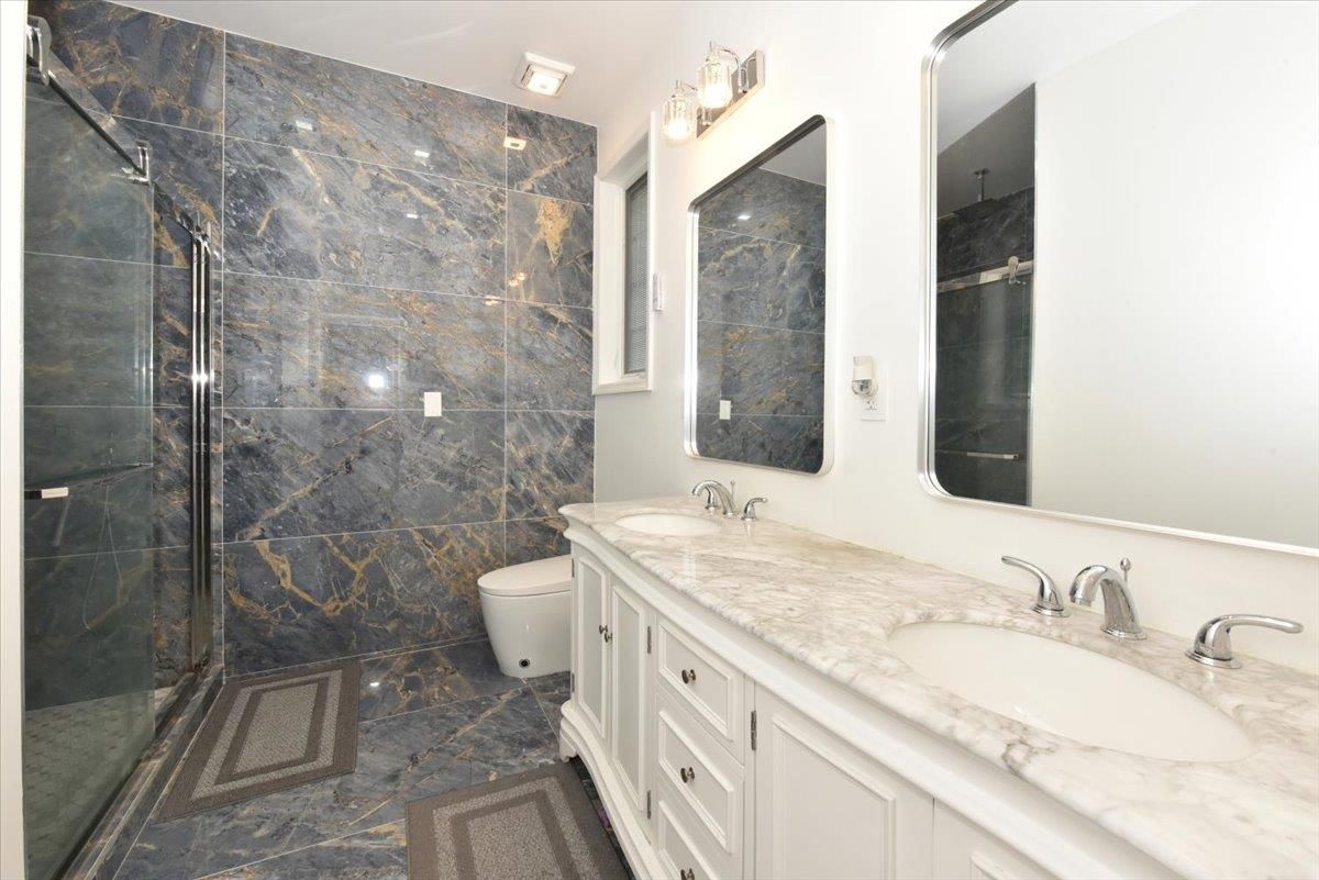 Bathroom, Dual Sink Vanities, Glass Shower, Interior