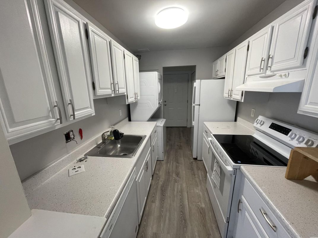 Interior, Kitchen, Wood Texture Flooring