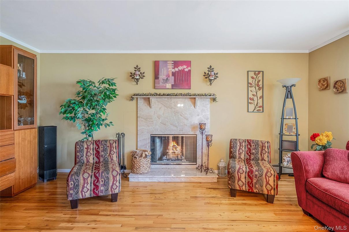 Fireplace, Interior, Wood Texture Flooring