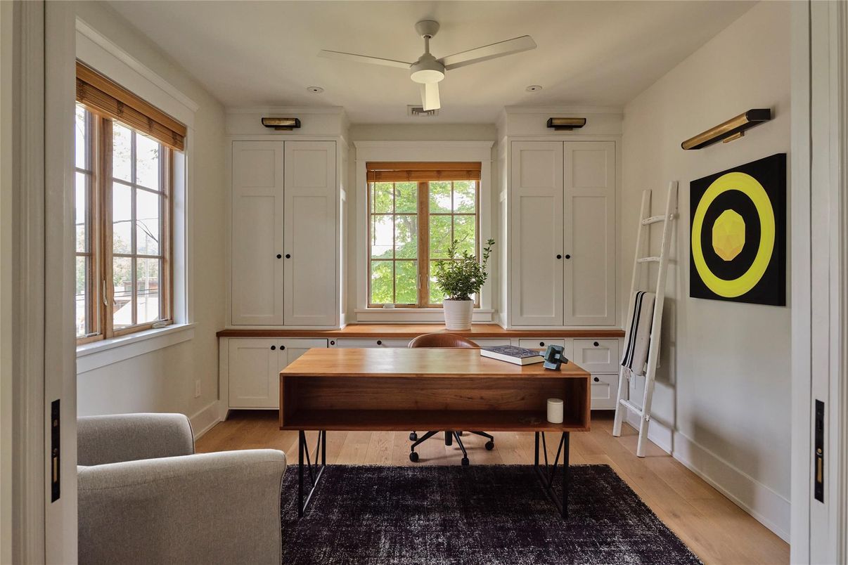 Home Office, Interior, Wood Texture Flooring