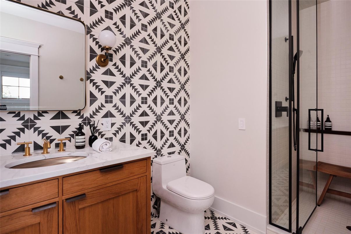 Bathroom, Glass Shower, Interior