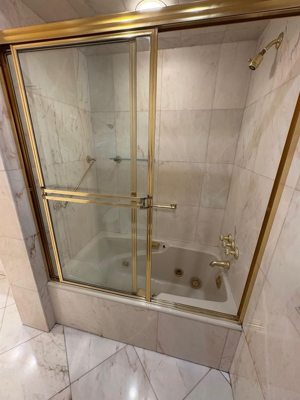 Bathroom, Glass Shower, Interior, Marble, Marble Walls