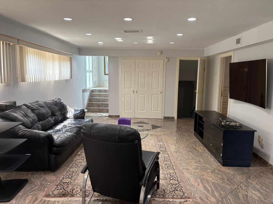 Interior, Living room, Recessed Lighting