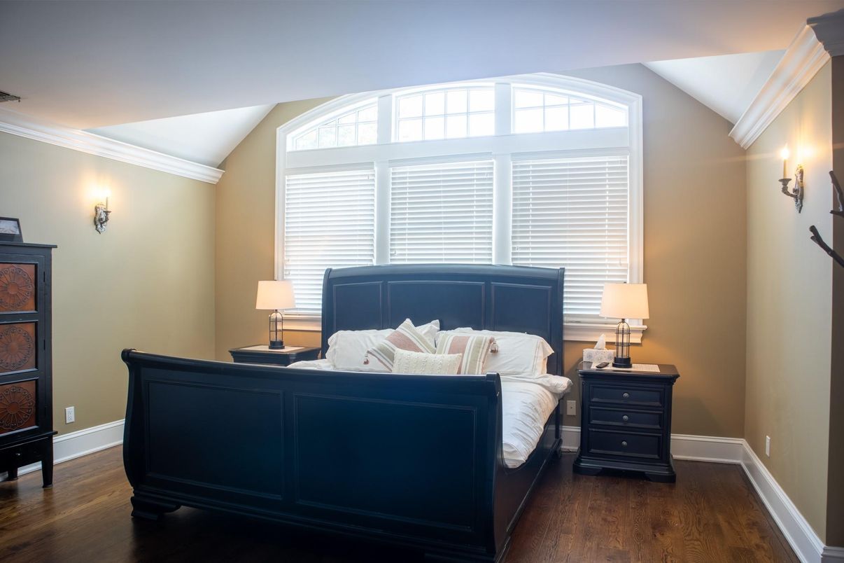 Bedroom, Interior, Wood Texture Flooring