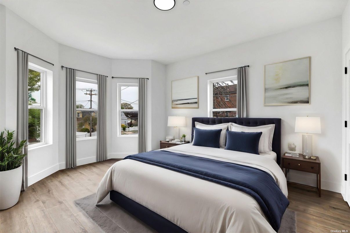 Bedroom, Interior, Wood Texture Flooring