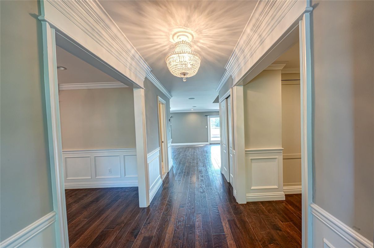 Chandelier, Interior, Wood Texture Flooring