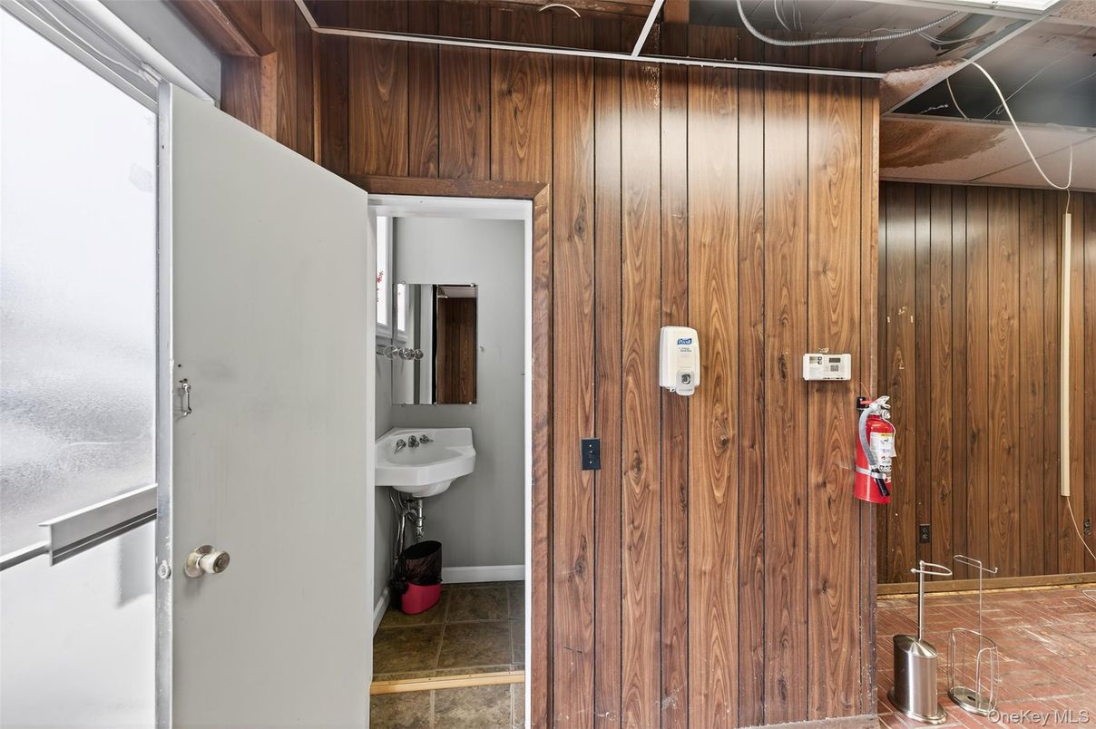 Bathroom, Interior, Wooden Walls