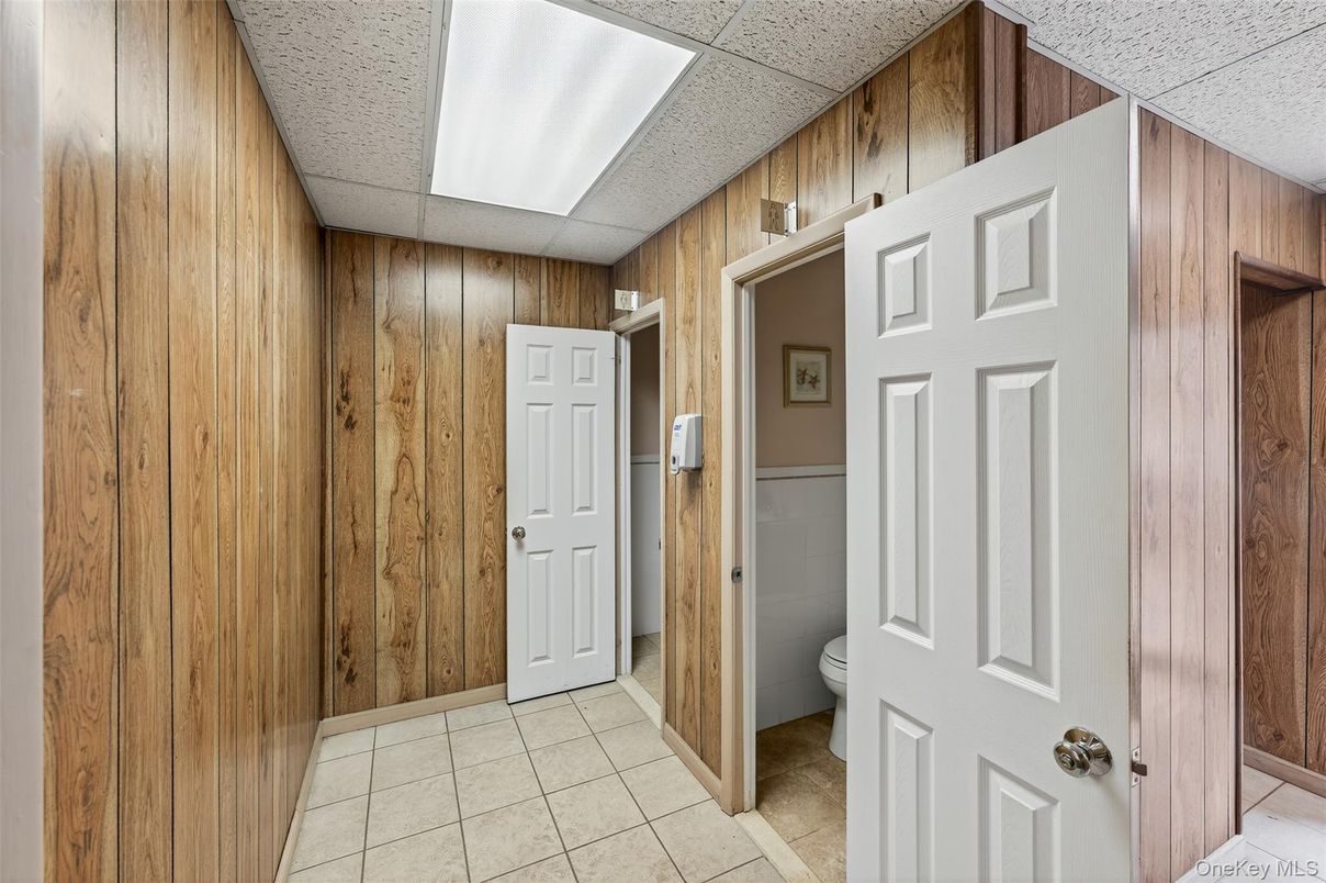 Bathroom, Interior, Wooden Walls