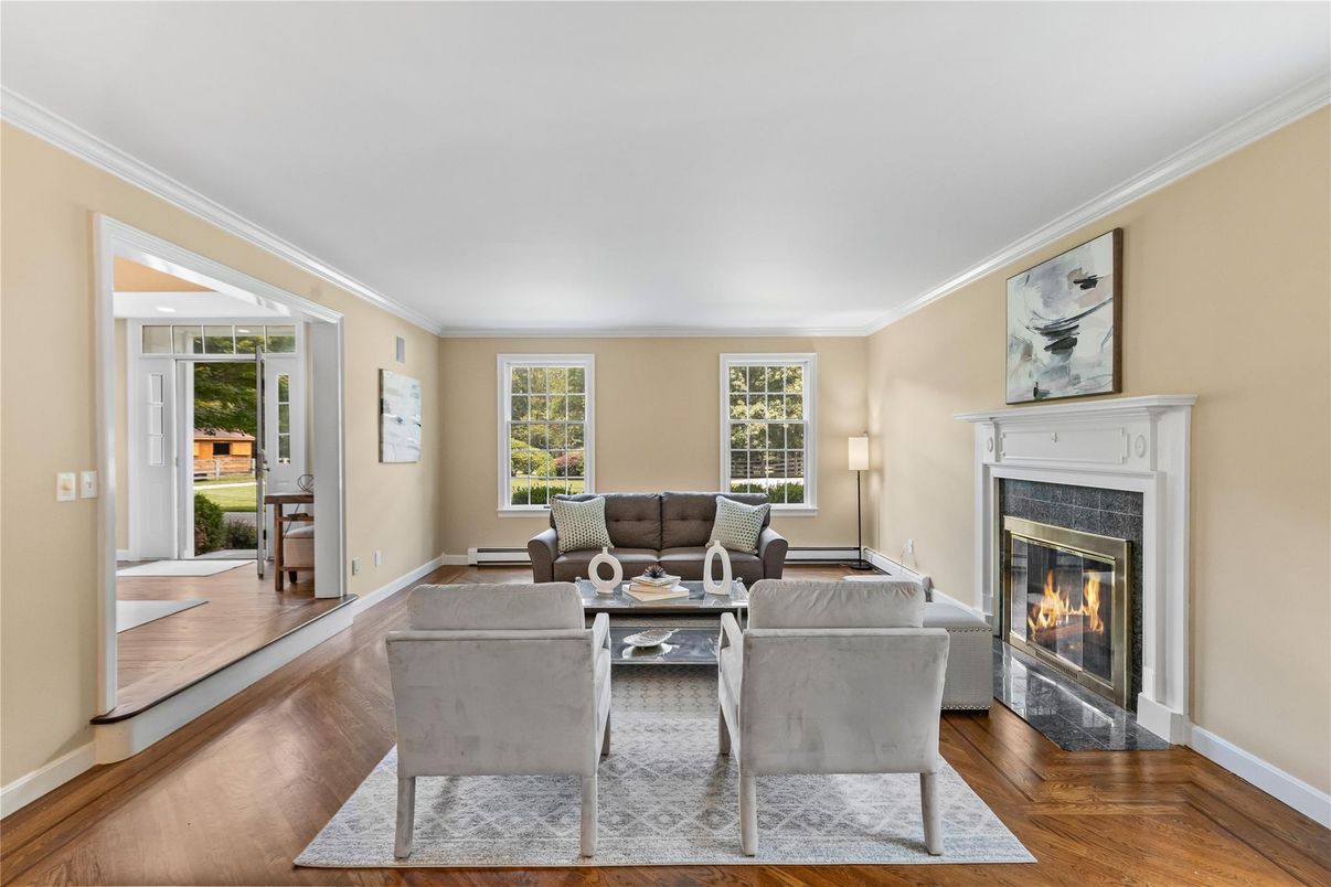 Fireplace, Interior, Living room, Wood Texture Flooring