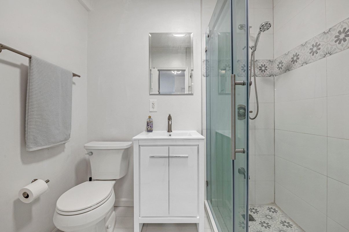 Bathroom, Glass Shower, Interior