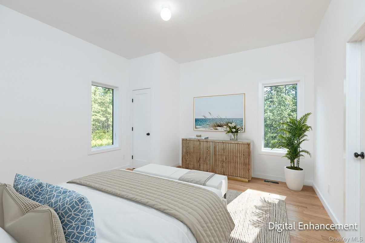 Bedroom, Interior, Water, Wood Texture Flooring