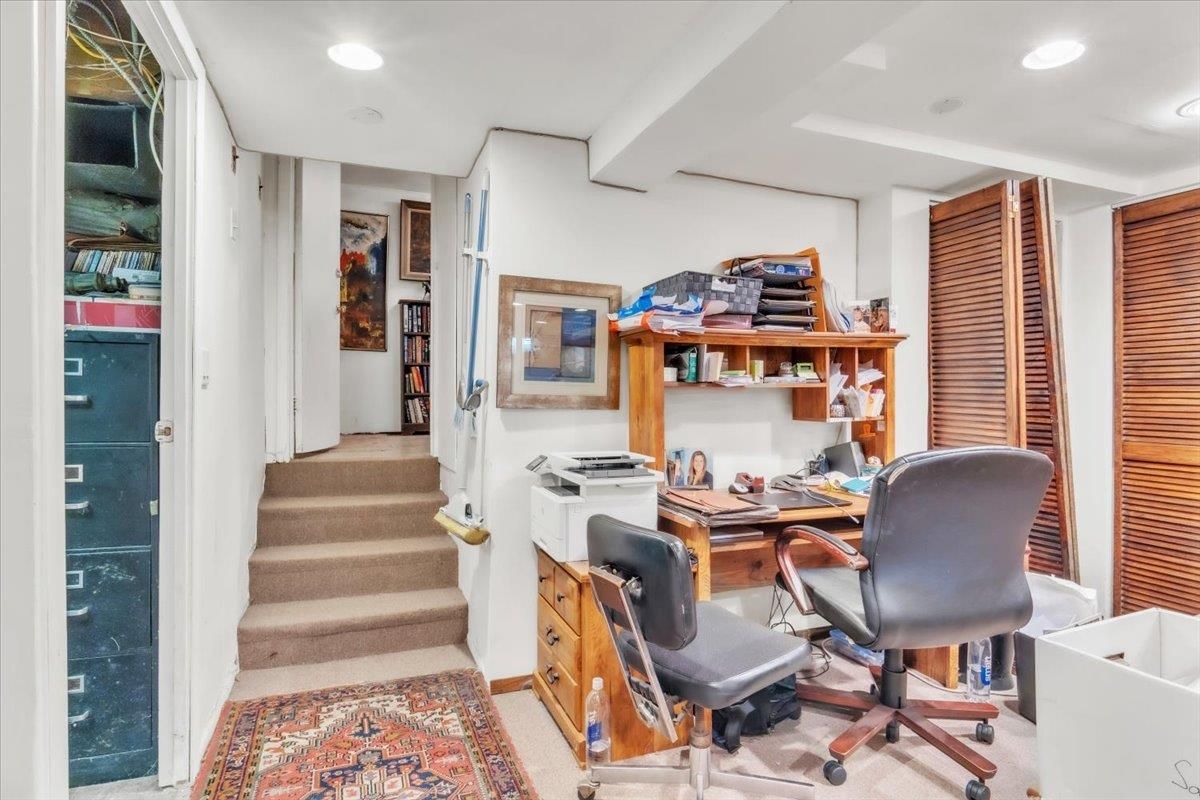 Home Office, Interior, Recessed Lighting