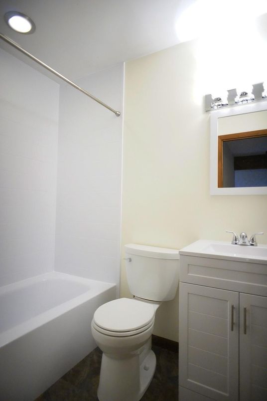 Bathroom, Interior, Recessed Lighting