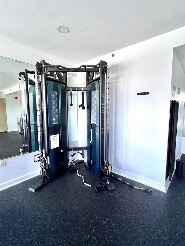 Fitness Equipment, Interior, Recessed Lighting