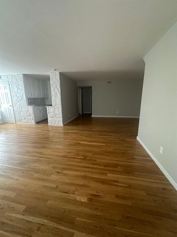Empty room, Interior, Kitchen, Wood Texture Flooring