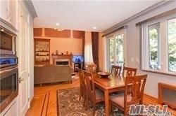 Dining room, Interior, Kitchen, Recessed Lighting, Stainless Steel Appliances, Wood Texture Flooring