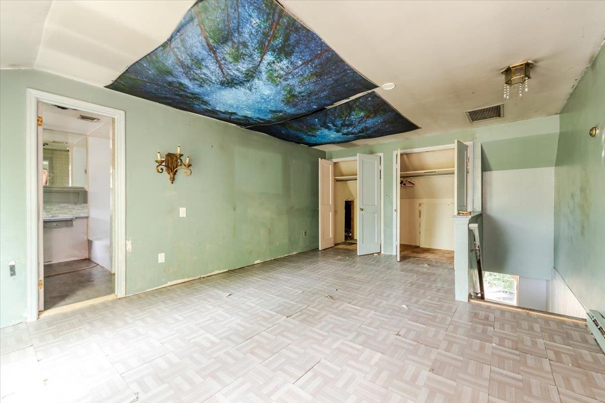 Empty room, Interior, Wood Texture Flooring