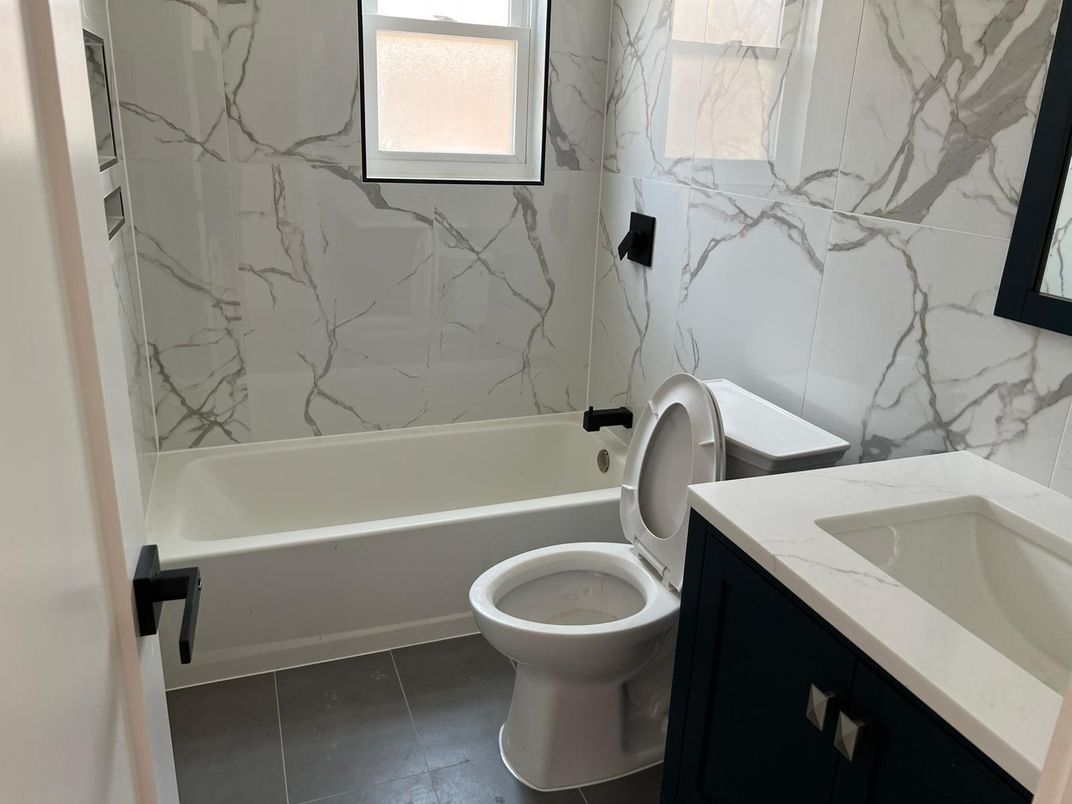 Bathroom, Interior, Marble Walls