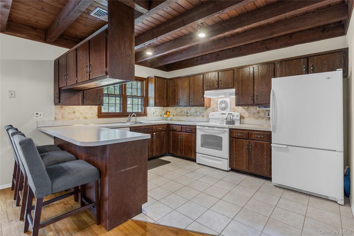 Interior, Kitchen, Wooden Beams, Wooden Ceilings, Wood Texture Flooring