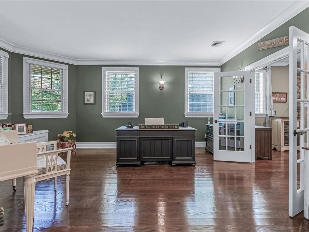 Home Office, Interior, Wood Texture Flooring