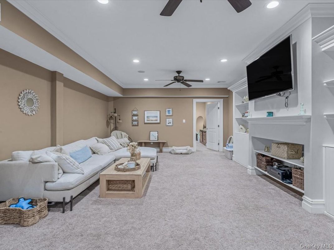 Fireplace, Interior, Living room, Recessed Lighting