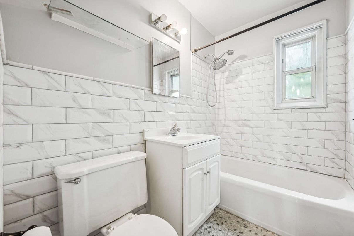 Bathroom, Glass Shower, Interior, Marble Walls