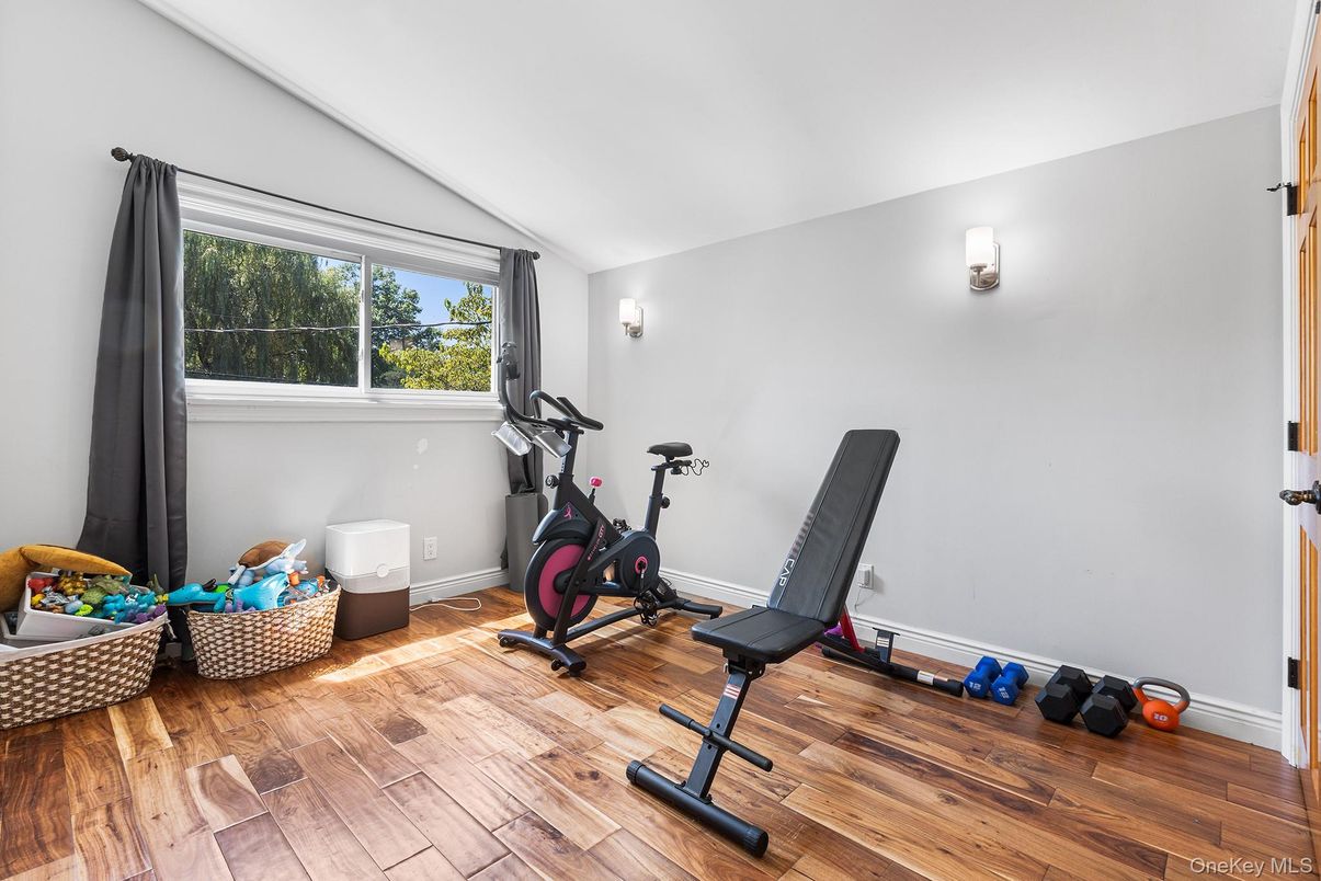 Fitness Equipment, Interior, Wood Texture Flooring