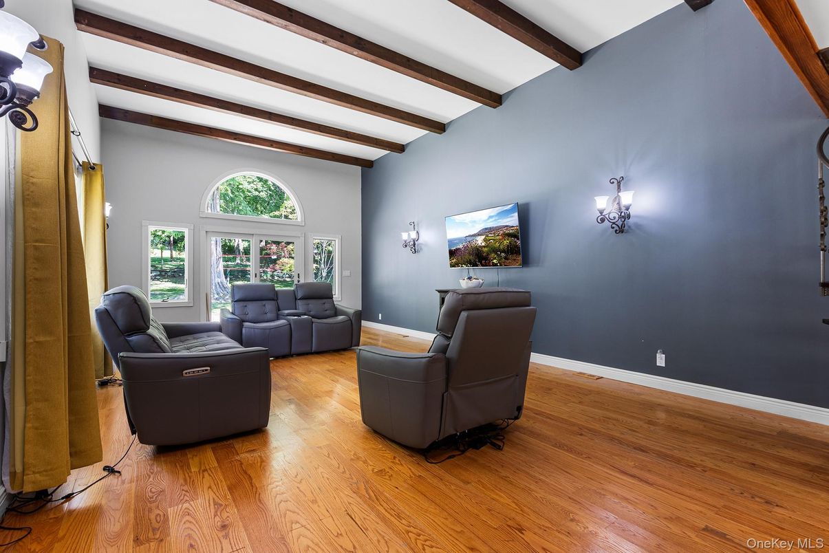 Interior, Living room, Wooden Beams, Wood Texture Flooring