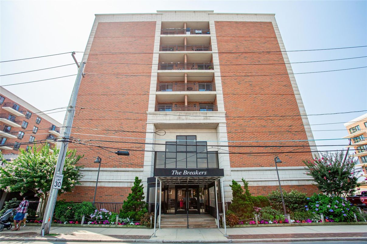Exterior, Facade, Brick Facade, Condo Building
