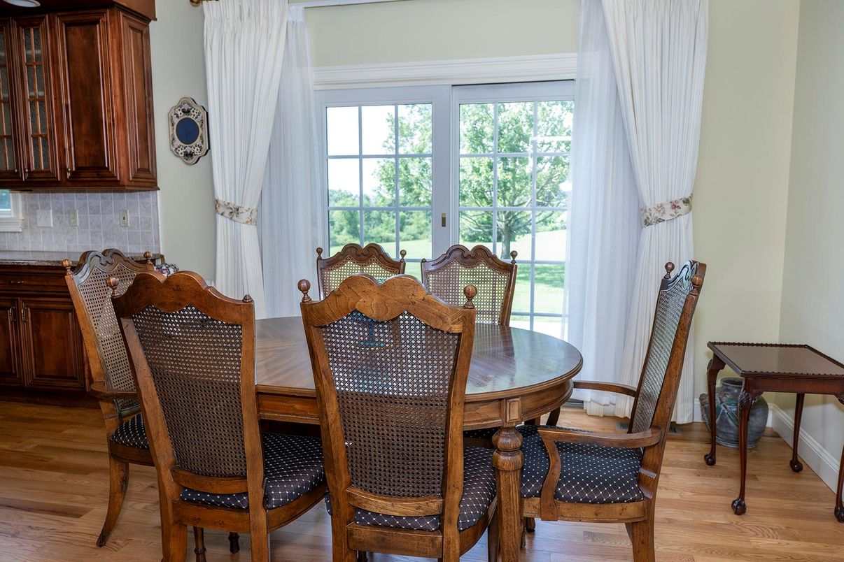 Dining room, Interior, Wood Texture Flooring