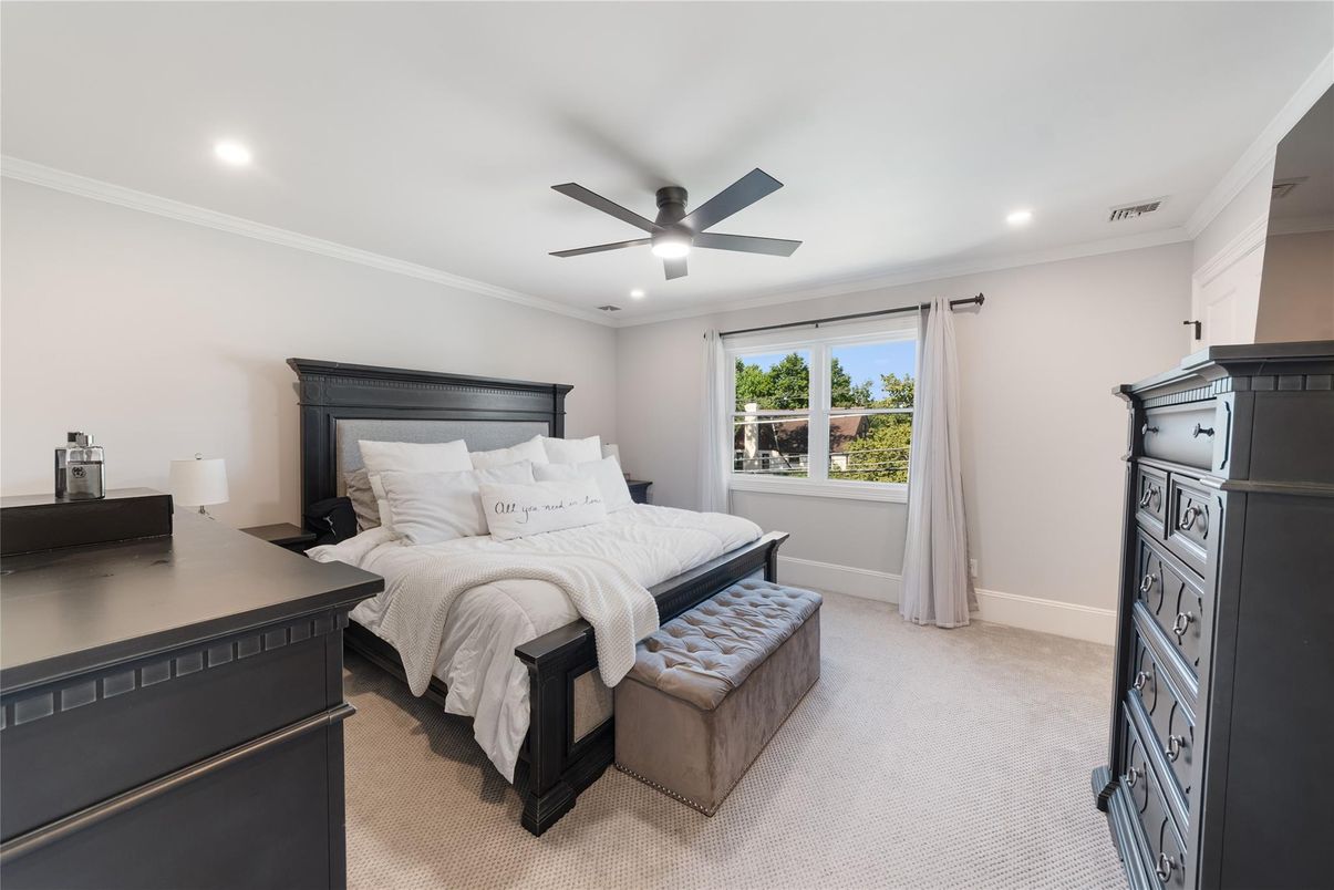 Bedroom, Interior, Recessed Lighting