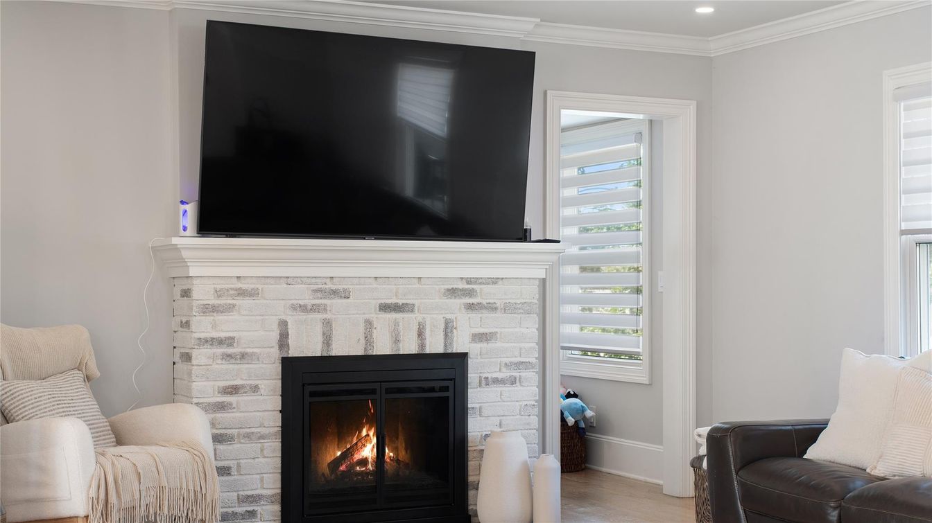 Fireplace, Interior, Wood Texture Flooring