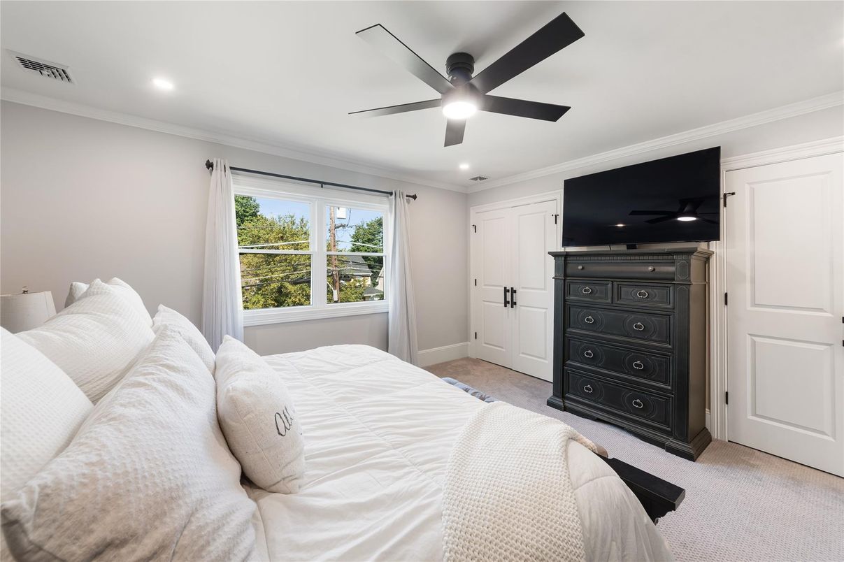 Bedroom, Interior, Recessed Lighting