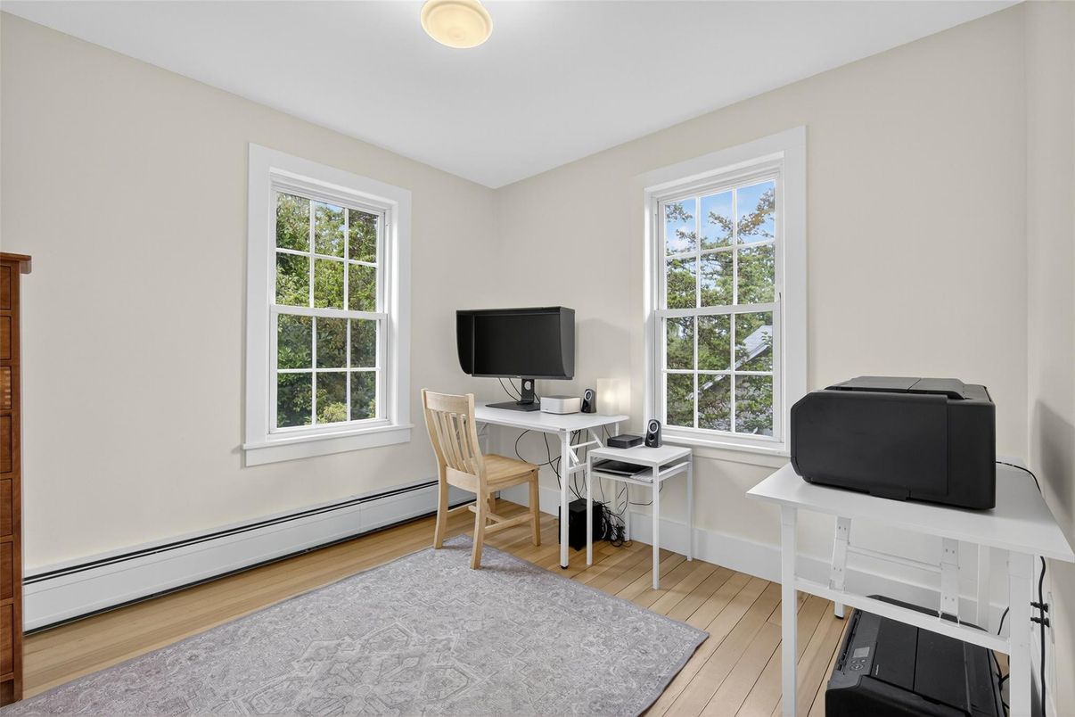 Home Office, Interior, Wood Texture Flooring