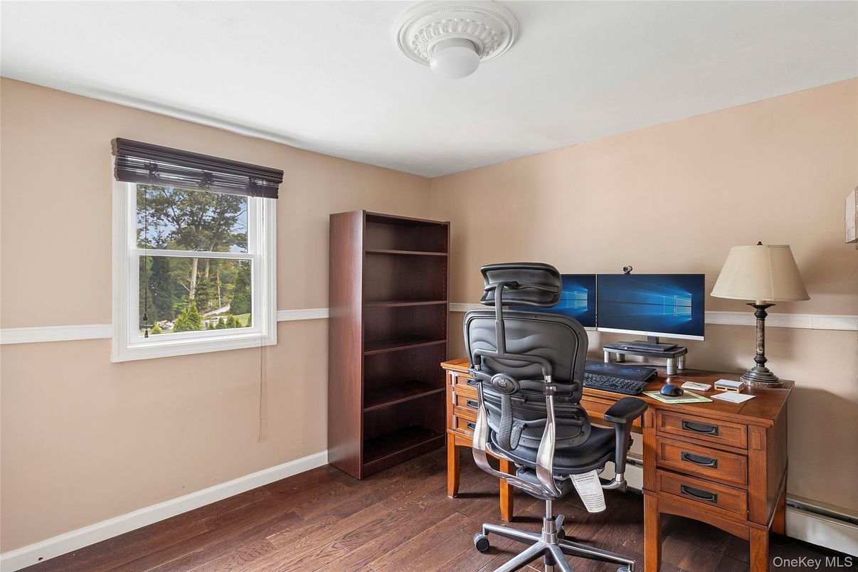 Home Office, Interior, Wood Texture Flooring