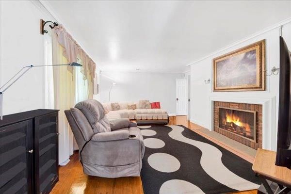 Fireplace, Interior, Living room, Wood Texture Flooring