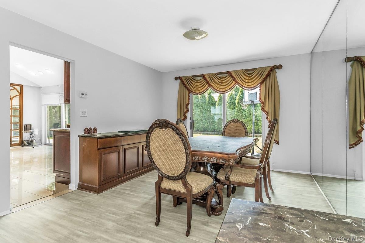 Dining room, Interior, Wood Texture Flooring