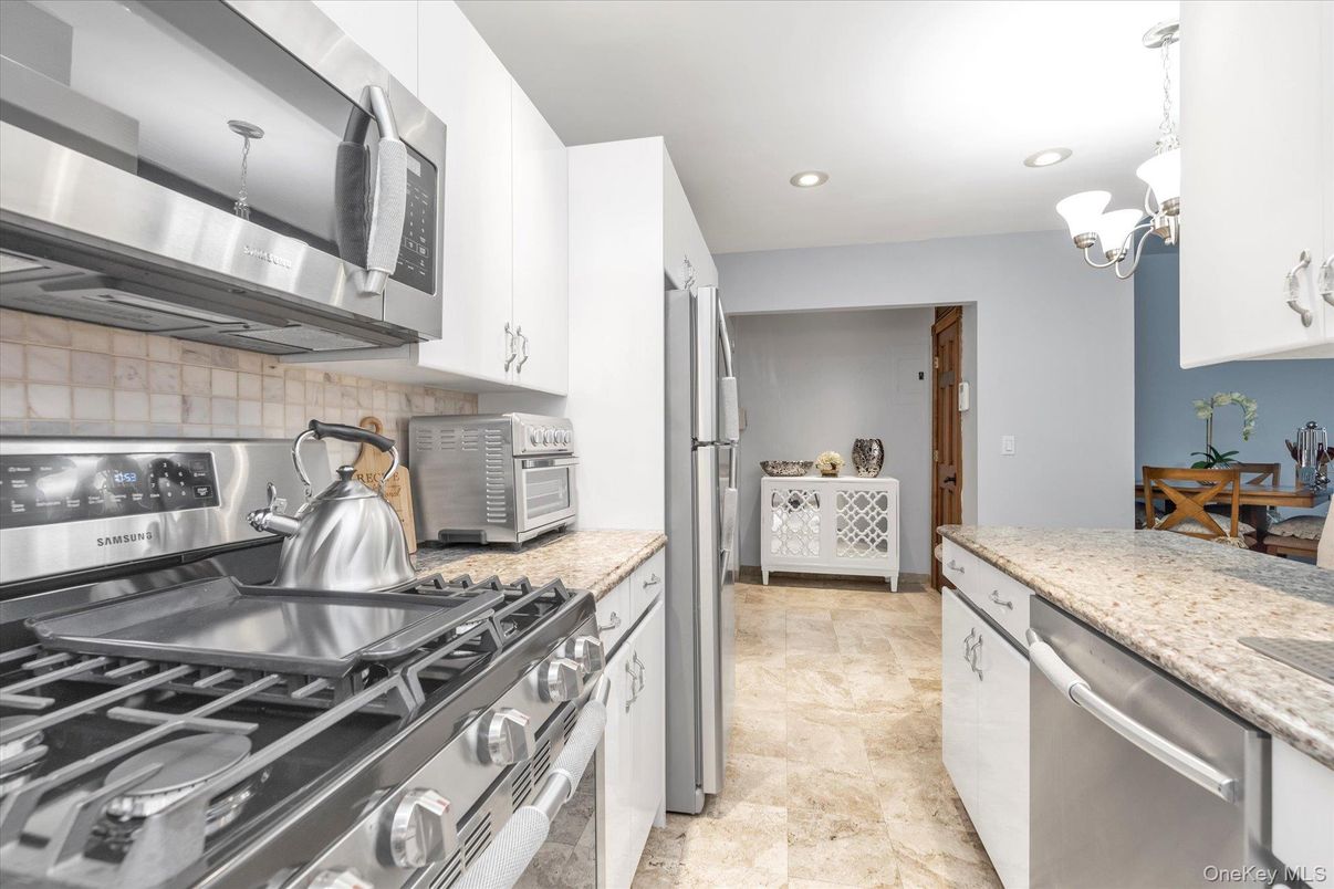 Interior, Kitchen, Recessed Lighting, Stainless Steel Appliances