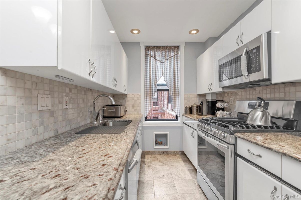 Interior, Kitchen, Recessed Lighting, Stainless Steel Appliances