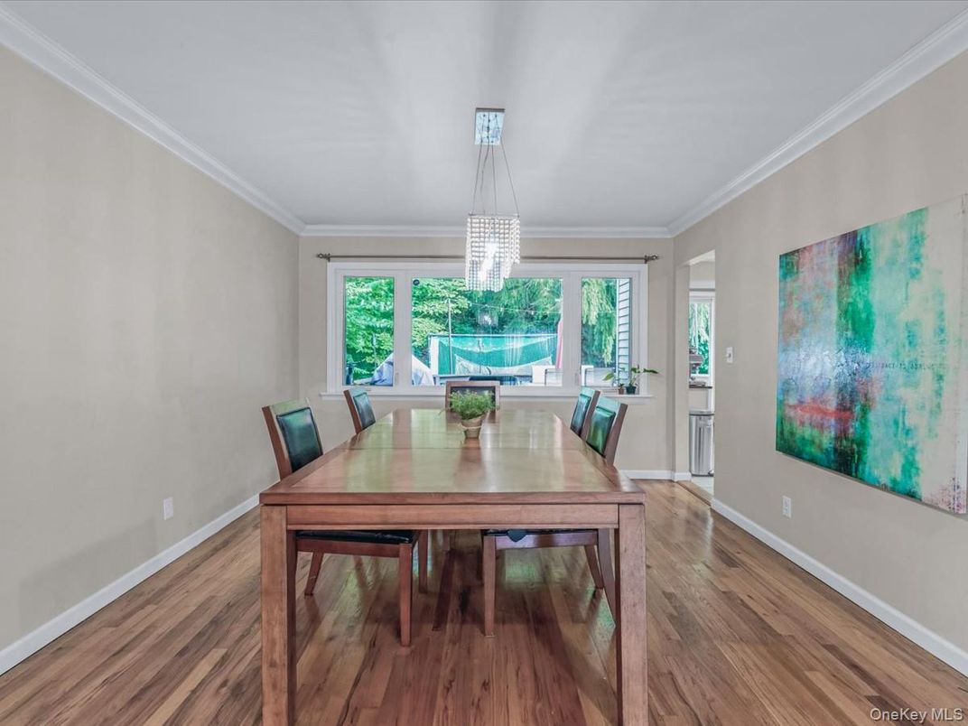 Chandelier, Dining room, Interior, Pendant Lights, Wood Texture Flooring